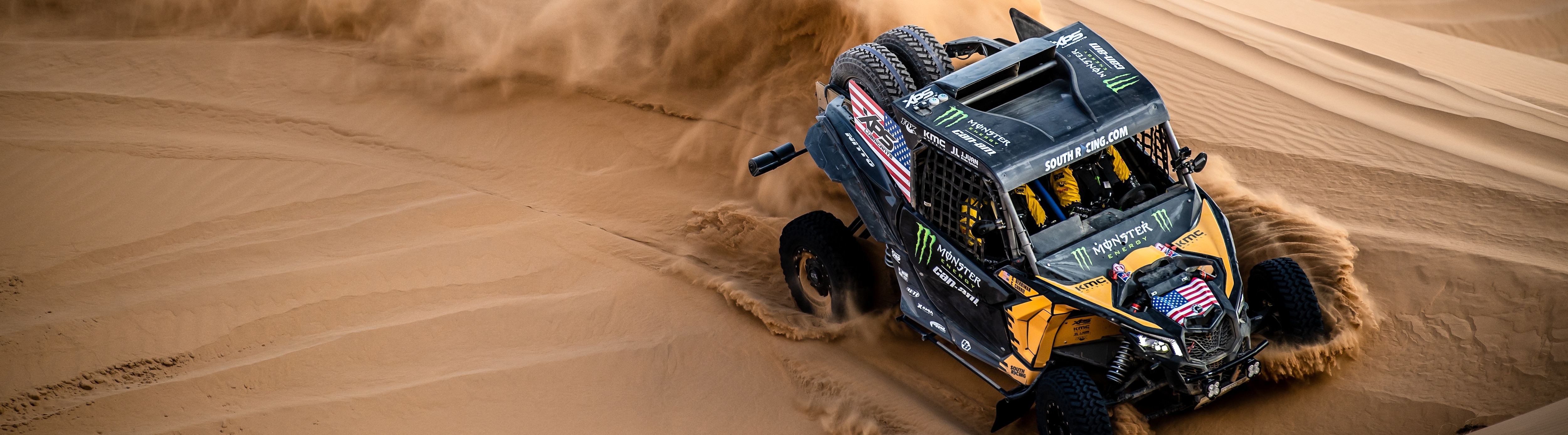 Can-Am Side-By-Side Dakar 2020 in der Wüste durch Saudi-Arabien
