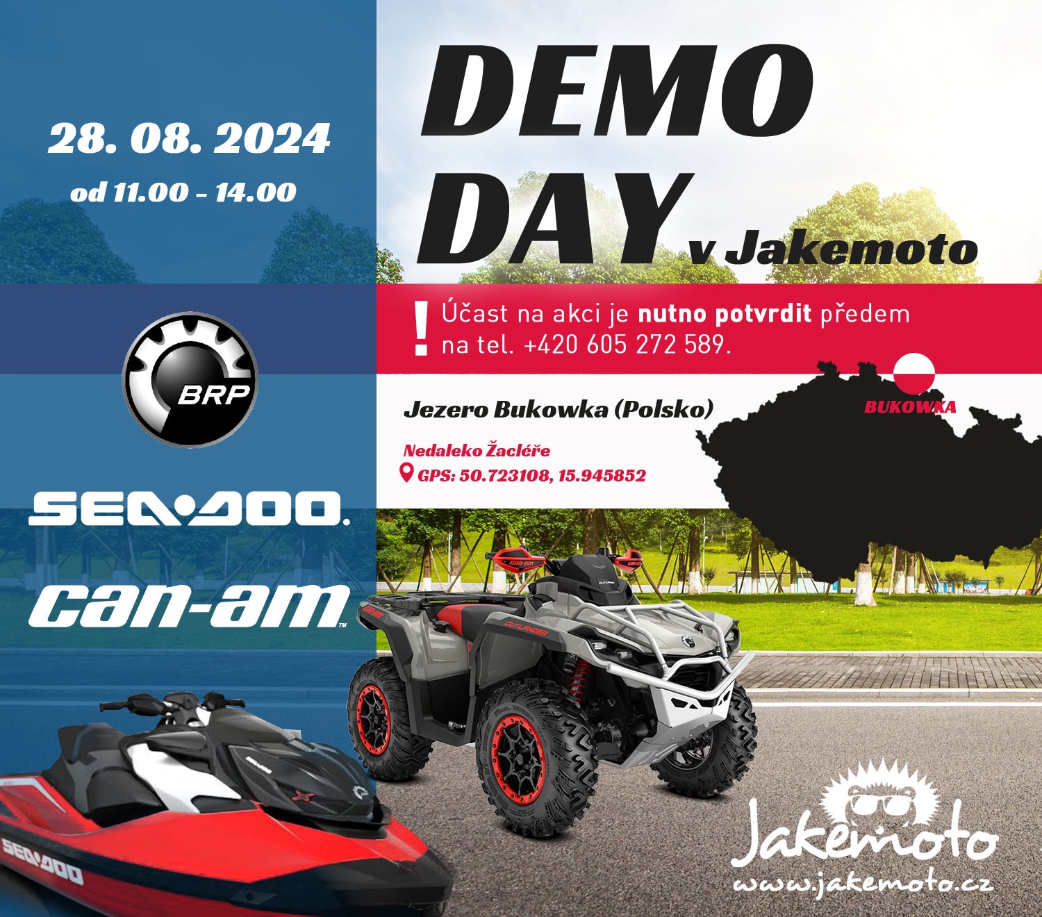 DEMO DAY v Jakemoto u jezera Bukowka