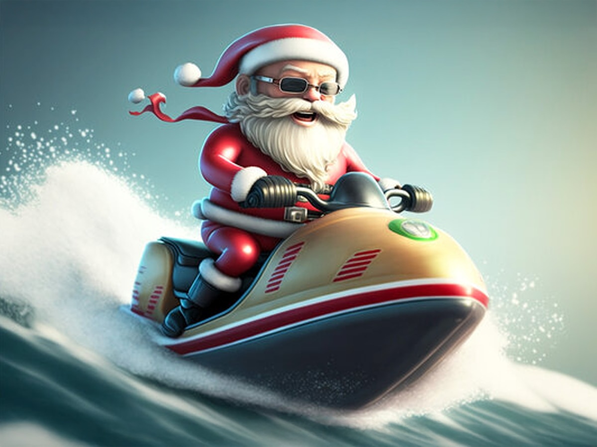 Santa Klaus na Sea-Doo