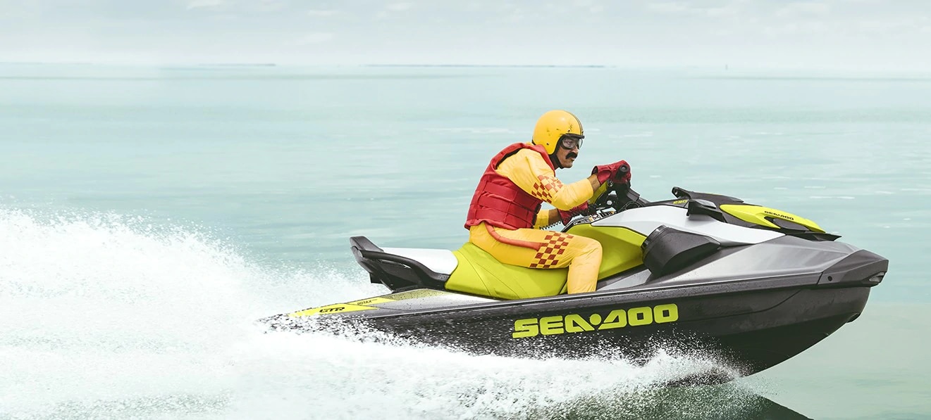 Man riding a Sea-Doo Personal Watercraft