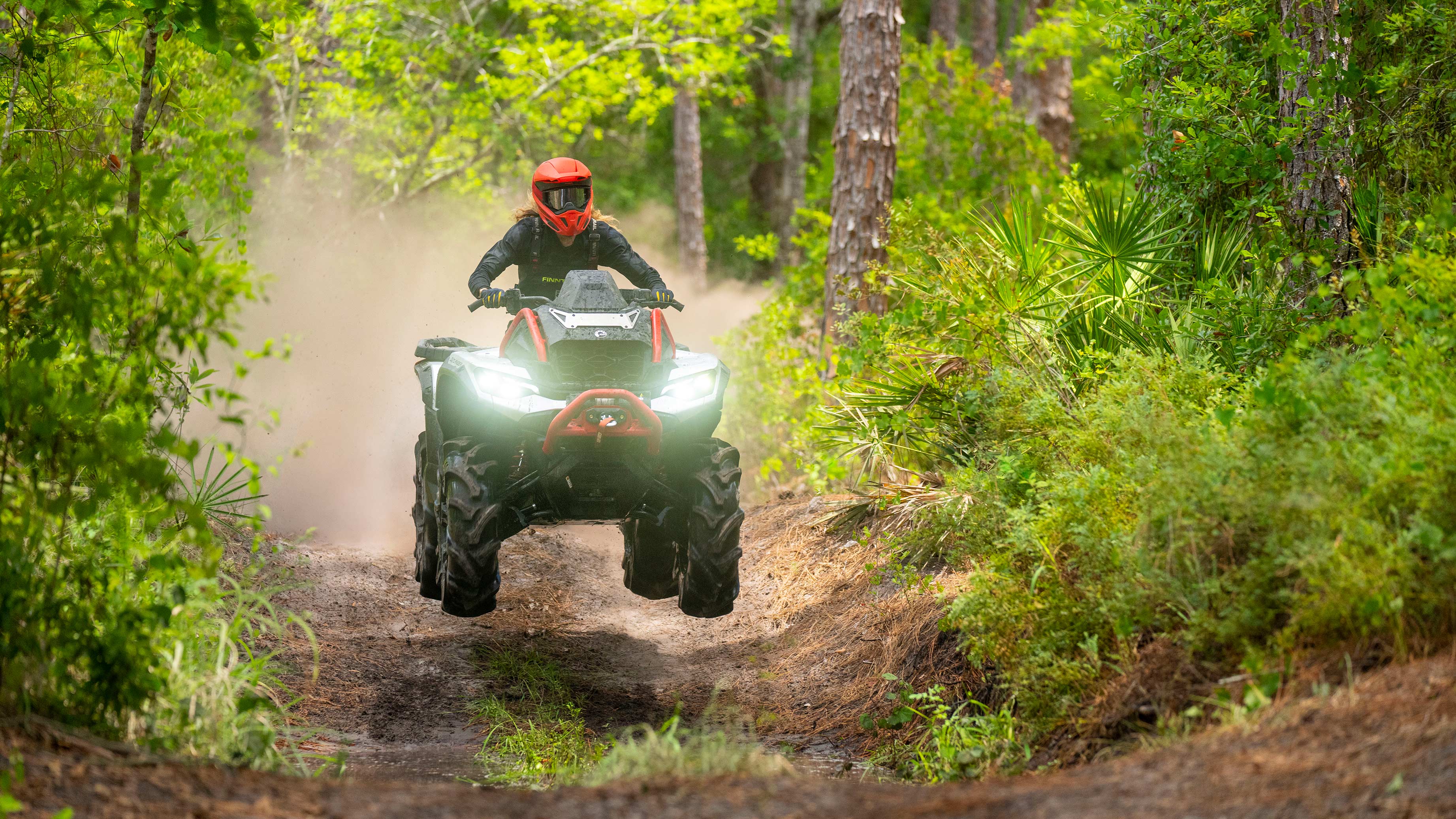 Suspension in a trail