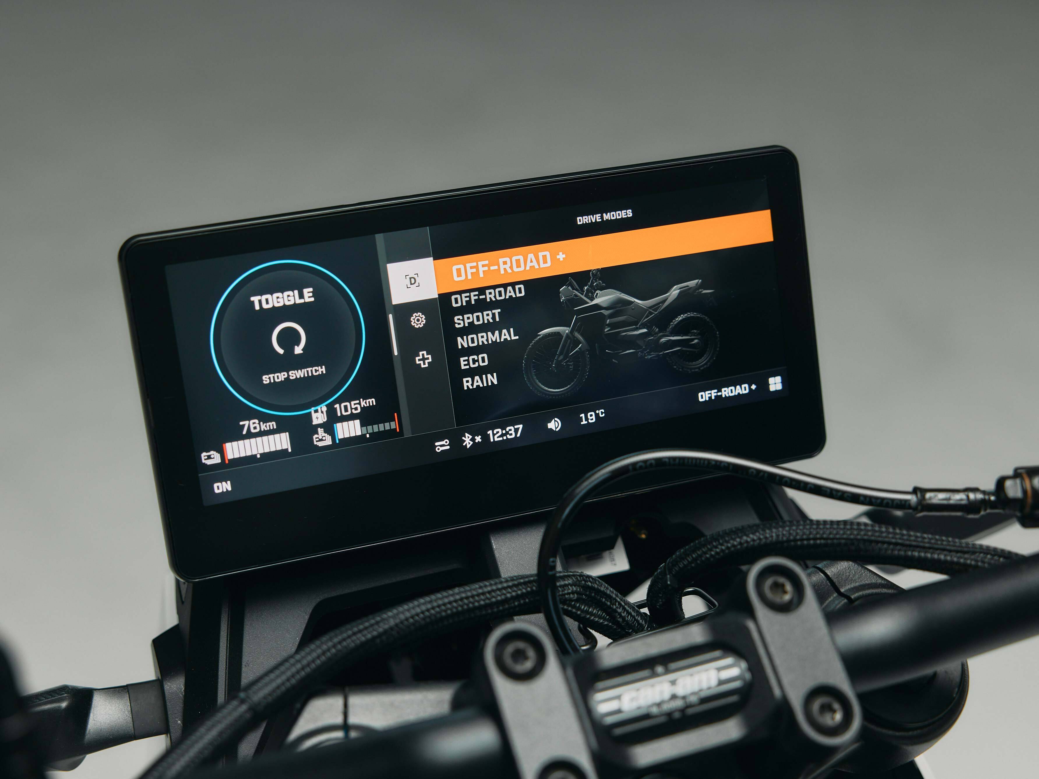 The 5 driving modes available on the Can-Am Origin